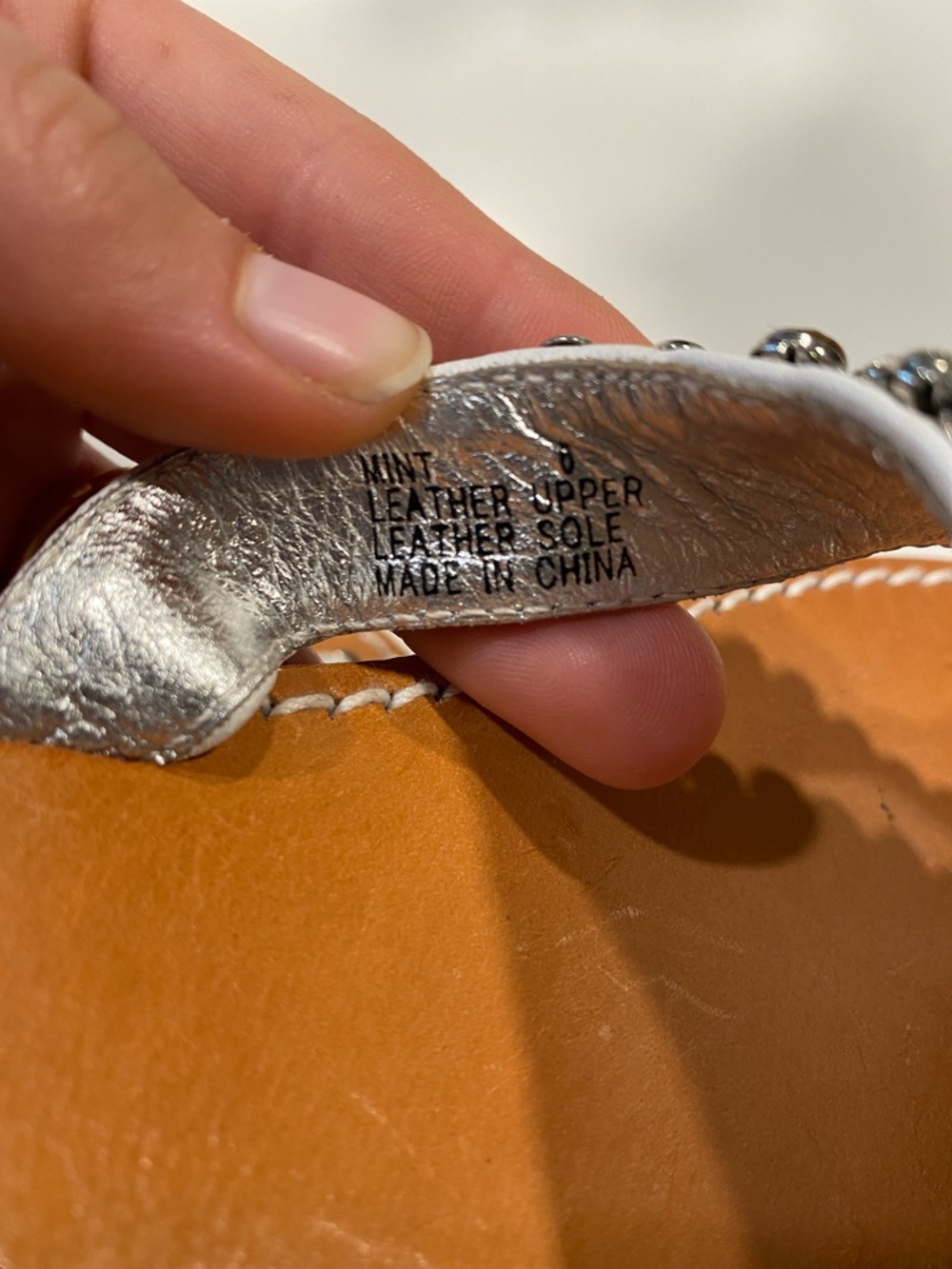 ZiGiny Silver Crystal Thong Sandals - Picture 11 of 11